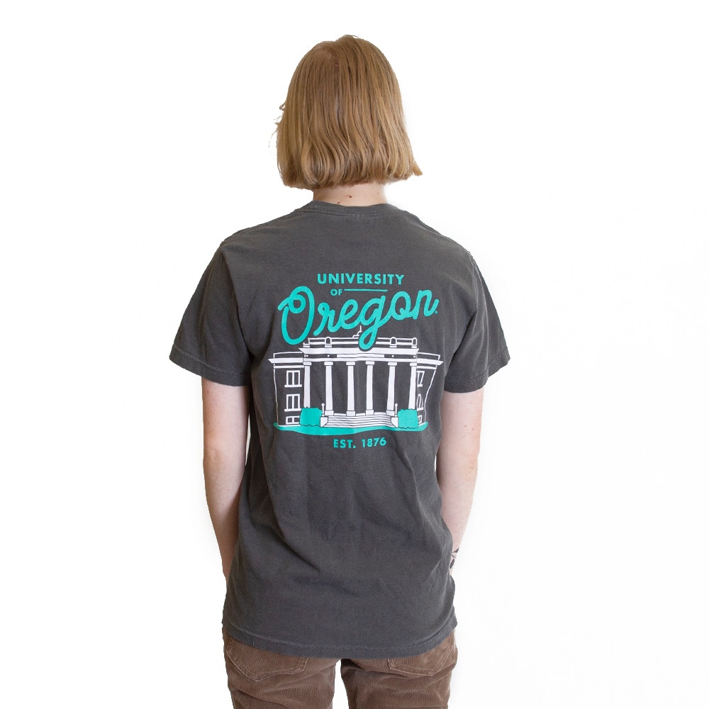 1876, Johnson Hall, Summit, Comfort Color, Cotton, T-Shirt